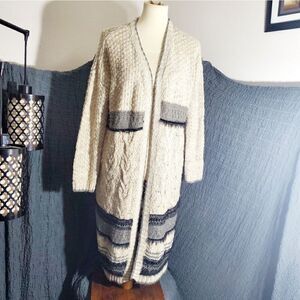 Dex 1963 Knit Sweater Cardigan Duster Size Small